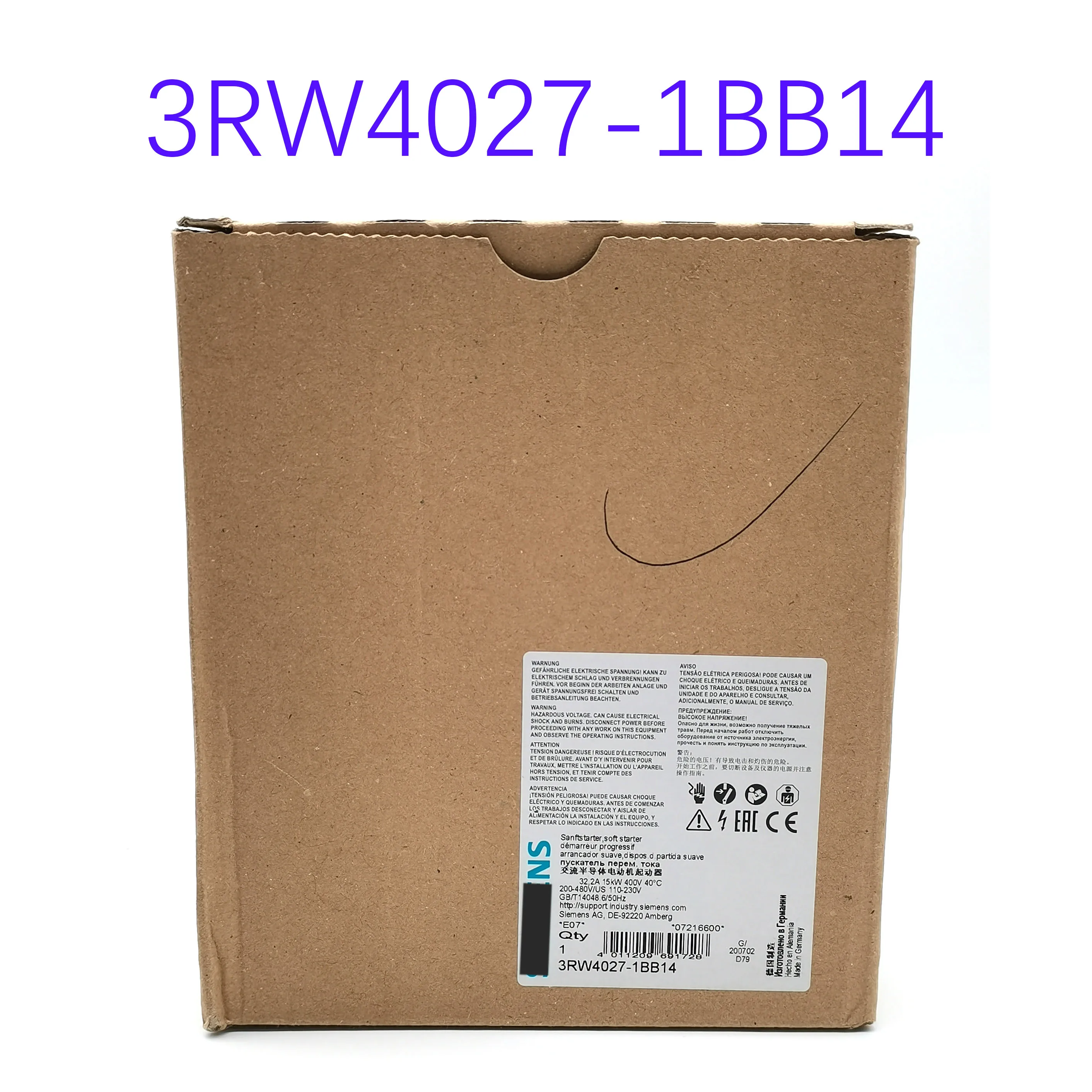 Пусковое устройство 3RW4027-1BB14 32A 400 В 15 кВт | Электроника