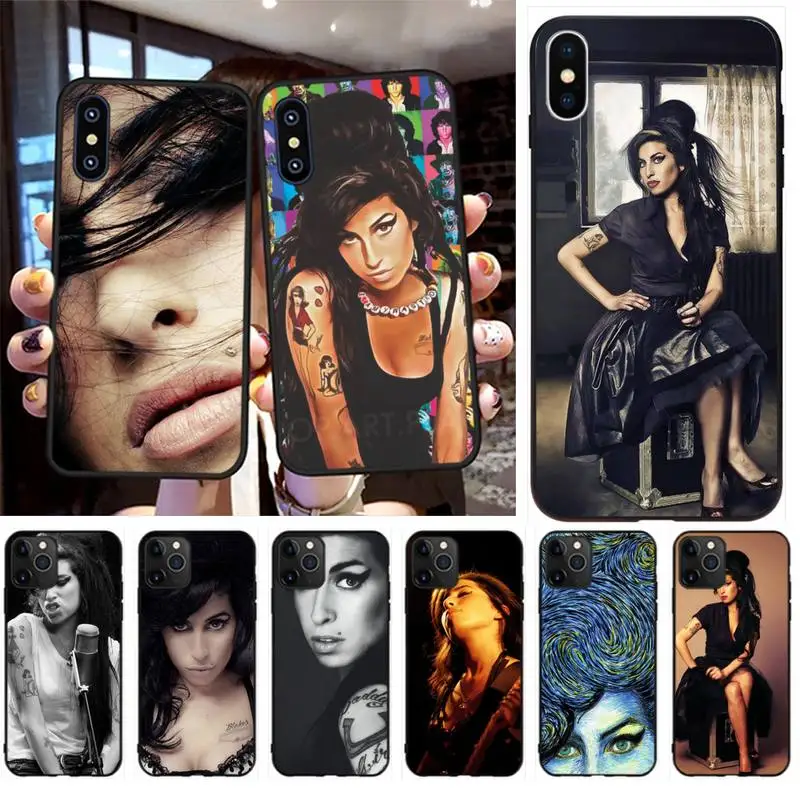 NBDRUICAI Amy Winehouse чехол для телефона iPhone 11 pro XS MAX 8 7 6 6S Plus X 5S SE XR | Мобильные телефоны и