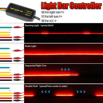 

Safe Brake lights Stop 3rd Rear Strip Lamps DC 12V Replacement Auto Parts