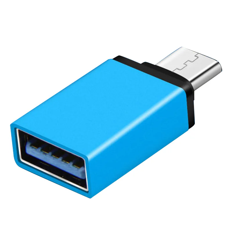 Mini type-C к USB 3,0 адаптер из алюминиевого сплава OTG конвертер для всех тип-c мобильных телефонов планшетных ПК JLRL88