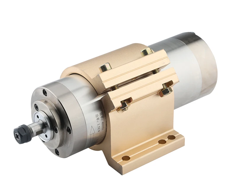 Cnc fresadora eixo de ouro inclinando braçadeira