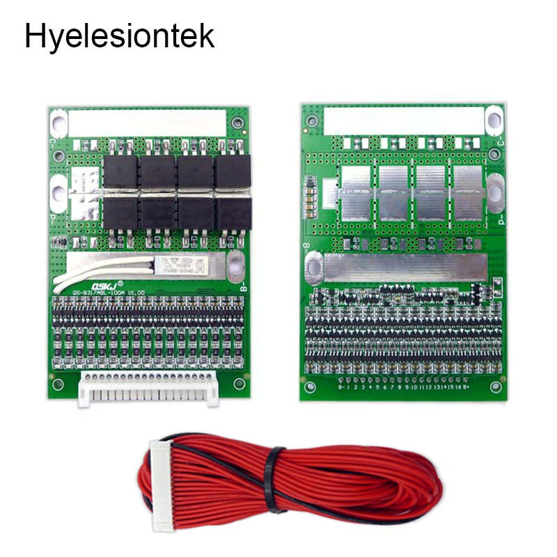 BMS 6S до 17S 35A 3,7 V 4,2 V балансировка 7S 10S 13S 16S BMS 18650 литий-ионная Защитная плата для аккумулятора BMS PCM Универсальный баланс