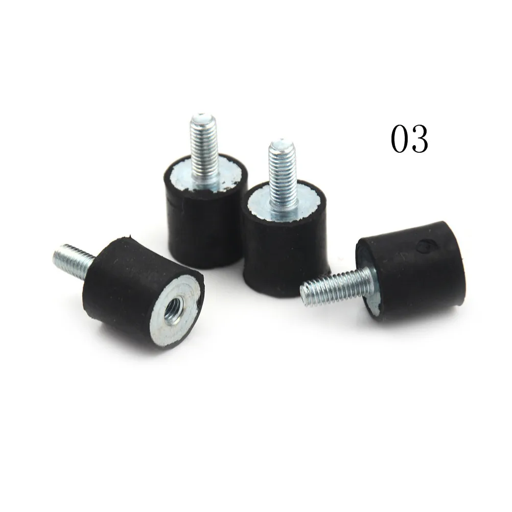 

4pcs Rubber Mounts Isolator Bobbin Car Shock Damper M5 M6 VD15 VD20 Rubber MountsAnti Vibration