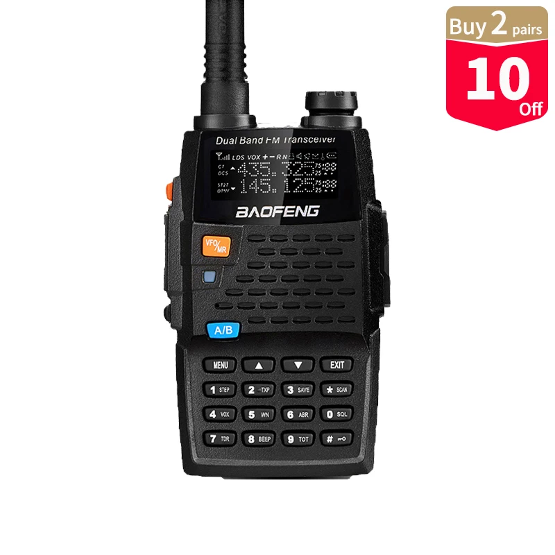 Baofeng рация UV 5R черный рыцарь длинный диапазон и время работы в режиме ожидания vhf