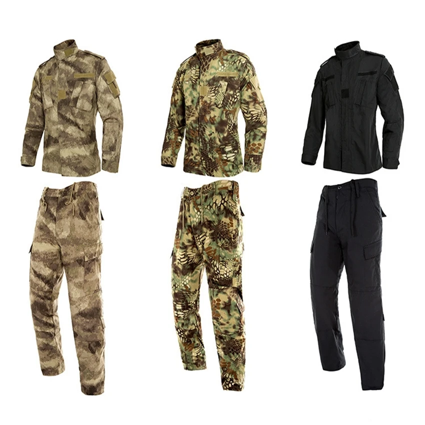 9 видов цветов, Мужская армейская Военная униформа, тактическая спецназа, Боевая камуфляжная одежда для солдат США, комплект штанов для мужчин, униформа