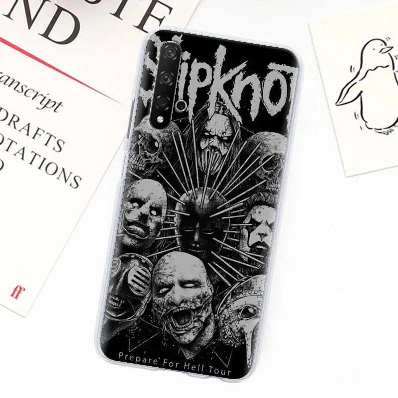 Slipknot Rock Phone Case for Honor 8X 9X 8A Pro 8C 8S Play 3e Honor 20 Pro 10 20 Lite 20i Hard Cover