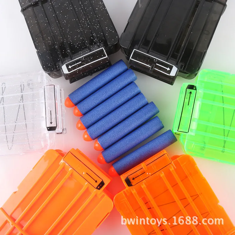 

12 Hair Clip-in-Dual-Use Payload 12 Soft Elastic-Heat Soft Bullet Gun Elite Series