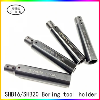 

SHB16 SHB20 round shank small aperture bore hole turning tool holder milling flat lathe hole boring tool holder sleeve mtr hrc55