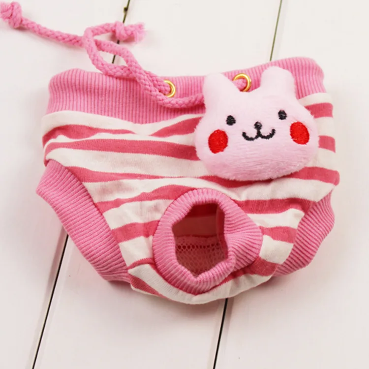 Pet Physiological Pants S-XL Puppy Dog Cat Underwear Suspender Dog Cute Shorts Diaper Sanitary Pet Pants - Цвет: as picture