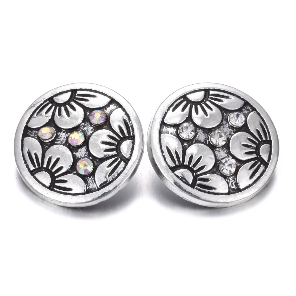 6pcs/lot New Family Snap Jewelry Mother Daughter Friends Forever Love Heart 18MM Snap Buttons for Snap Bracelet for 18 Mm Snaps