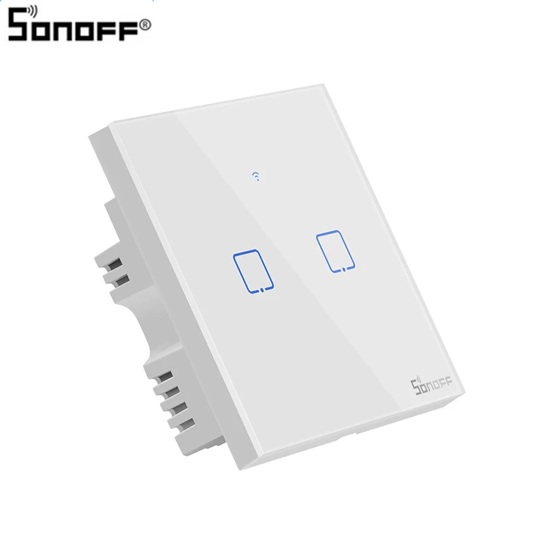 SONOFF T0 TX умные WiFi умные переключатели с 2/1 бандами беспроводной Wifi переключатель для Alexa Google Home умный дом ЕС и Великобритания и США