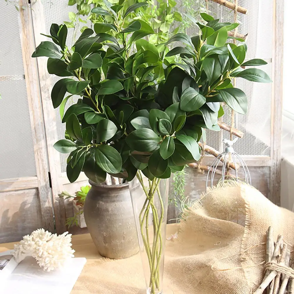 

1Pc Artificial Tree Branch Leaves Garden DIY Stage Party Wedding Craft Decor