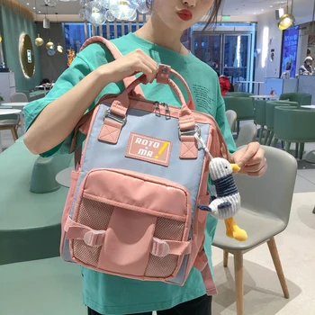 

Kawaii Backpack Women Bags Waterproof Bagpack Fashion Bookbag Cute 2020 Laptop Luxury Back Pack Korean for School Teenagers Girl