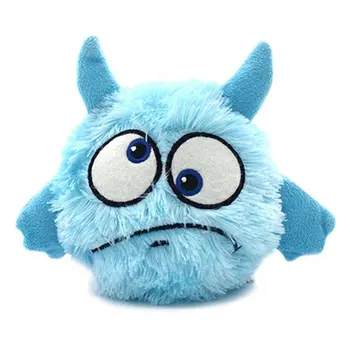 

Pet Supplies Dog Sound Vibration Electric Plush Toy Ball Dog Scratch-Resistant Bouncing Plush Toy Ball