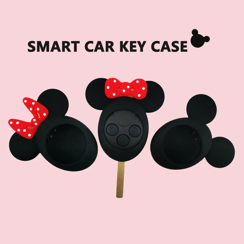 Умный 453 чехол для автомобильного ключа милый защитный Smart 451 fortwo forfour