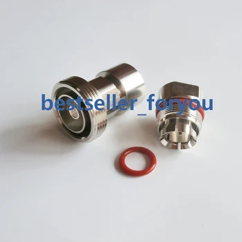 

L29 7/16 Din Female L29 Jack Clamp Staight Connector For Corrugated Copper 1/2'' Cable