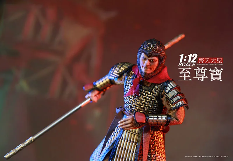 Коллекционная модель 1/12, китайская Одиссея, LT-002, ZhiZunbao, Король обезьян, фигурка, модель для фанатов, подарки