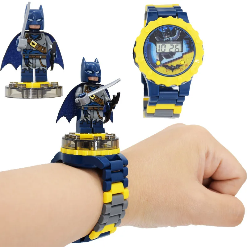 reloj lego spiderman