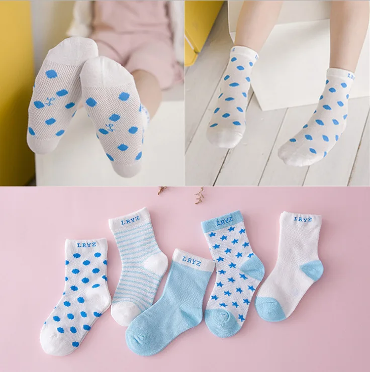 

All Seasons Baby Girls Fishnet Stockings Versitile Fashion Casual BOY'S Socks Free Gift