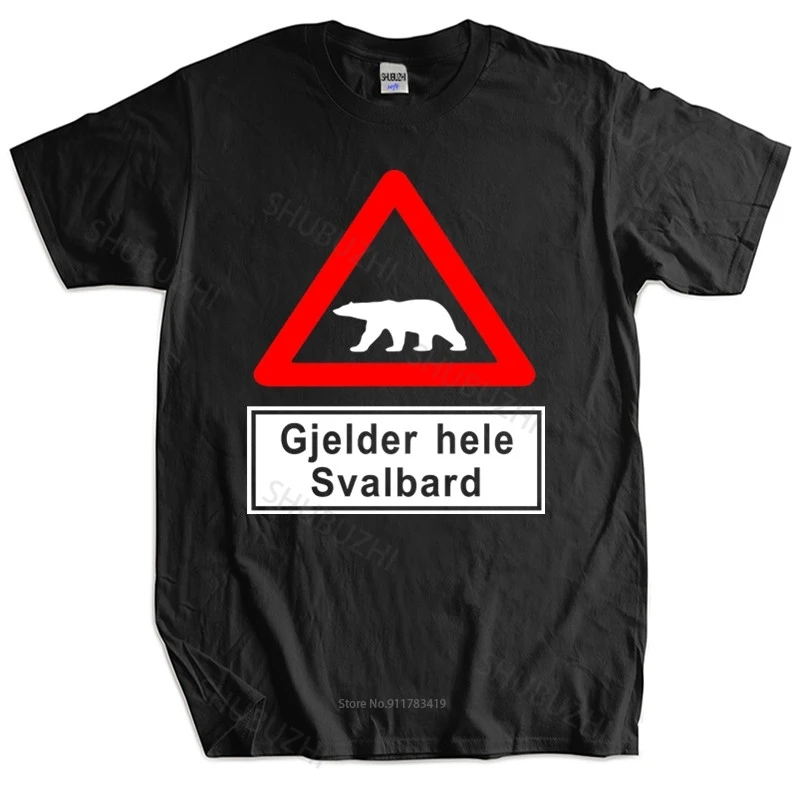 Новые модные хлопковые футболки Svalbard норвежский Longyearbyen мужские брендовые Shubuzhi