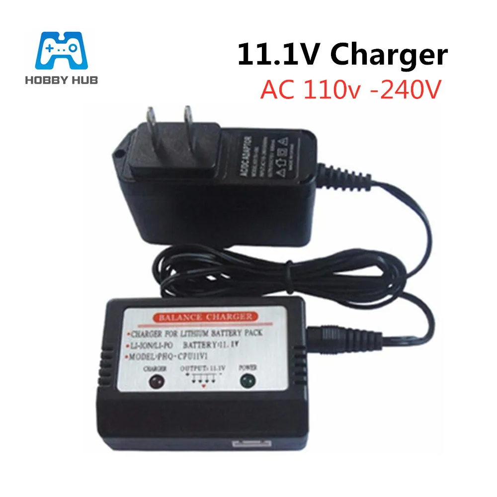 

11.1V Balance Charger For 3S Lipo battery For Cheerson CX20 FT012 RC Toys 11.1V balance Charger Plug Input AC 110-240V Units