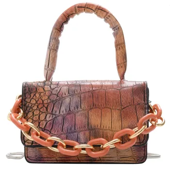 

Crocodile Crossbody Bags for Women Soft Leather Embossing Shoulder Bag Luxury Brands Woman Bags Designer Messenger Bag