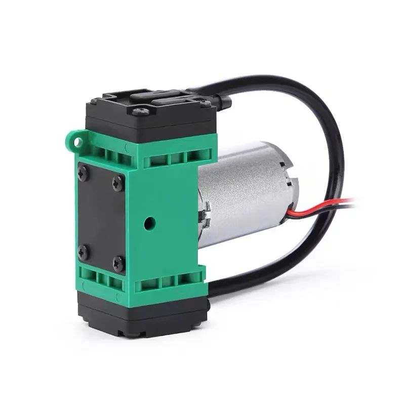 Bomba de vácuo oilless pequena sem escova do uso 5w da beleza 12v-90kpa fluxo 3.8-7.5l/min bomba de equipamento médico