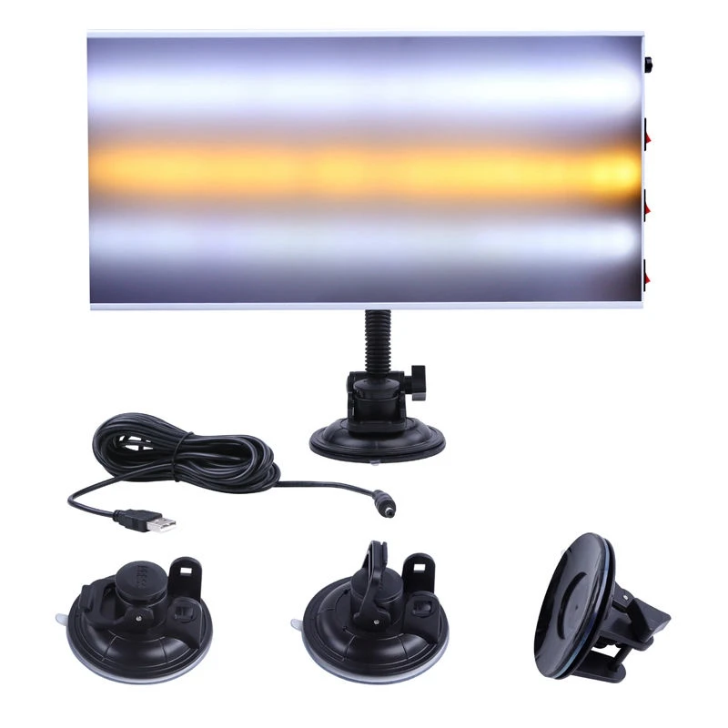  LED Lamp Reflector Board Dent Repair Tools LED Light Reflection Board with Adjustable Holder Hand T