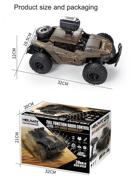 SUBECO Voiture RC avec caméra FPV 720P, Voiture télécommandée 2,4 GHz,  Voiture de Course télécommandée APP 2,4 G, échelle 1:1