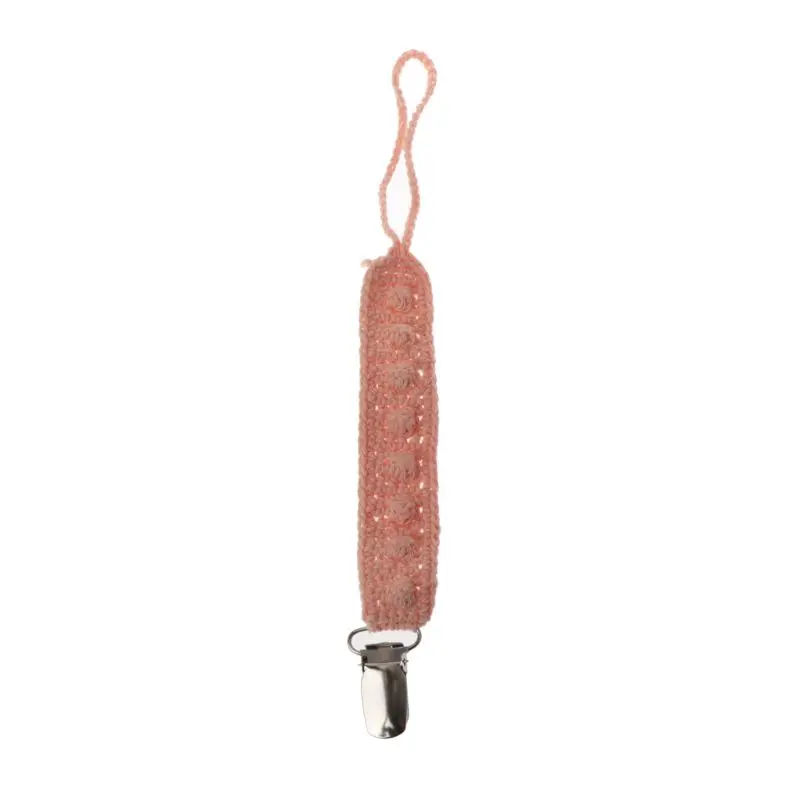 Flesh Pink Ручной работы детские соски зажимы соски цепь пустышка Клип держатель для соски - Цвет: Flesh Pink