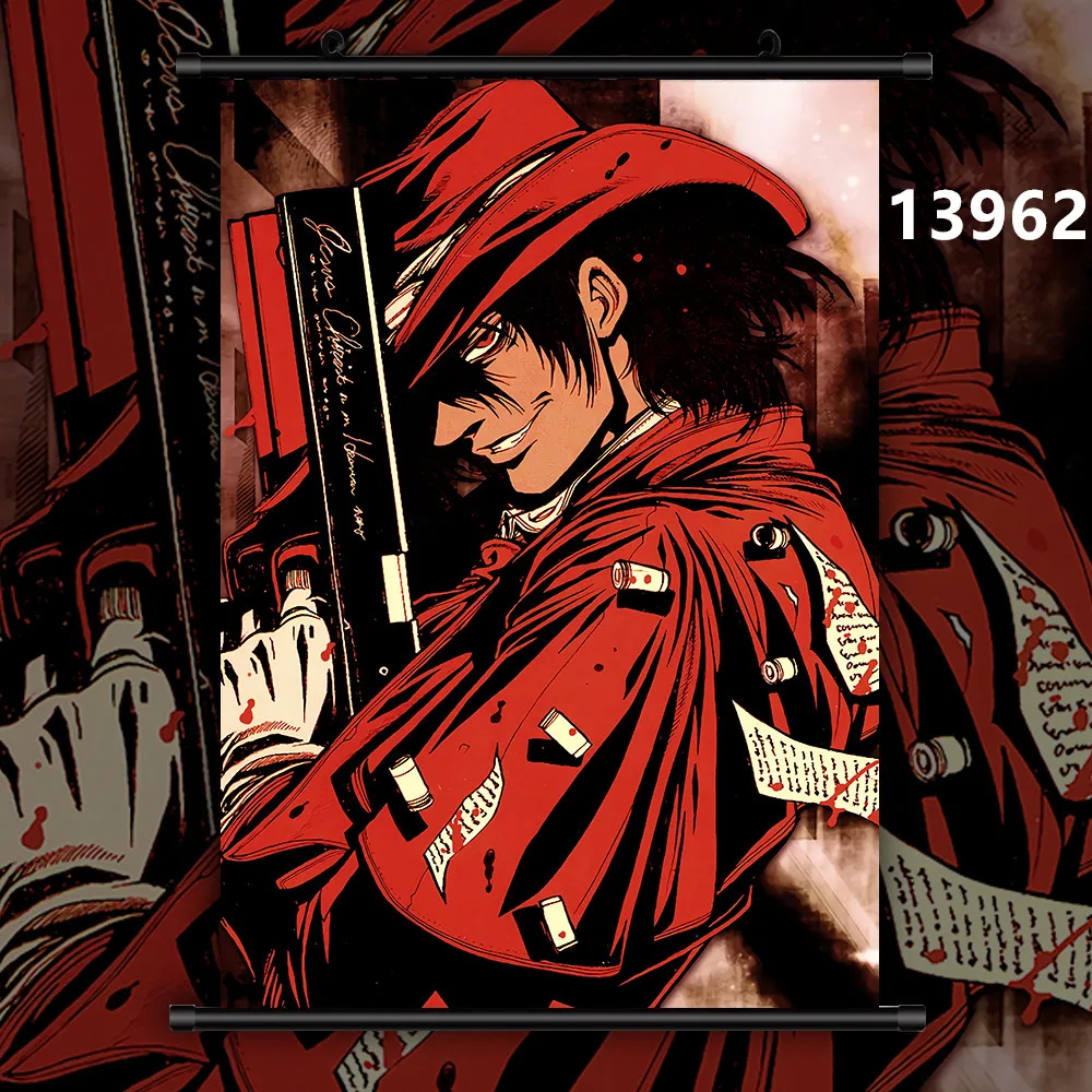 19797 Alucard Hellsing Vampire Anime Decor Wall Print Poster