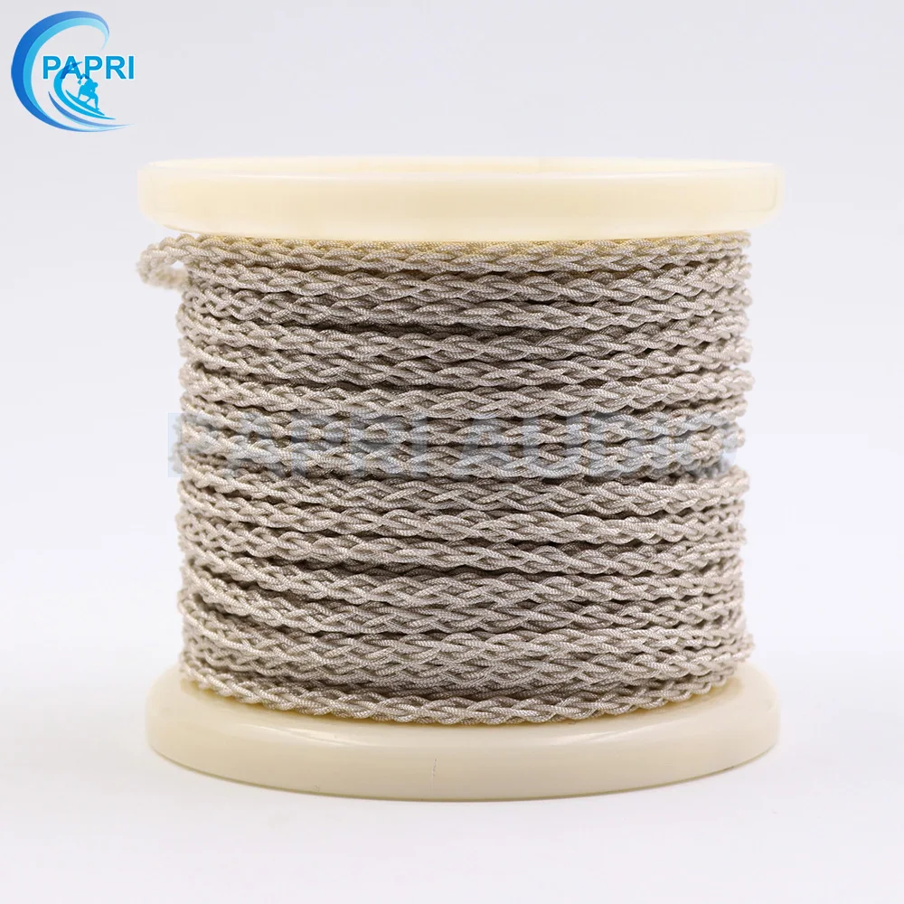 PAPRI Upgrade Headphone Cable OCC Brass OCC Silver Platinum Wire DIY Single Crystal Brass Silver 6N Cable Earphone Wires