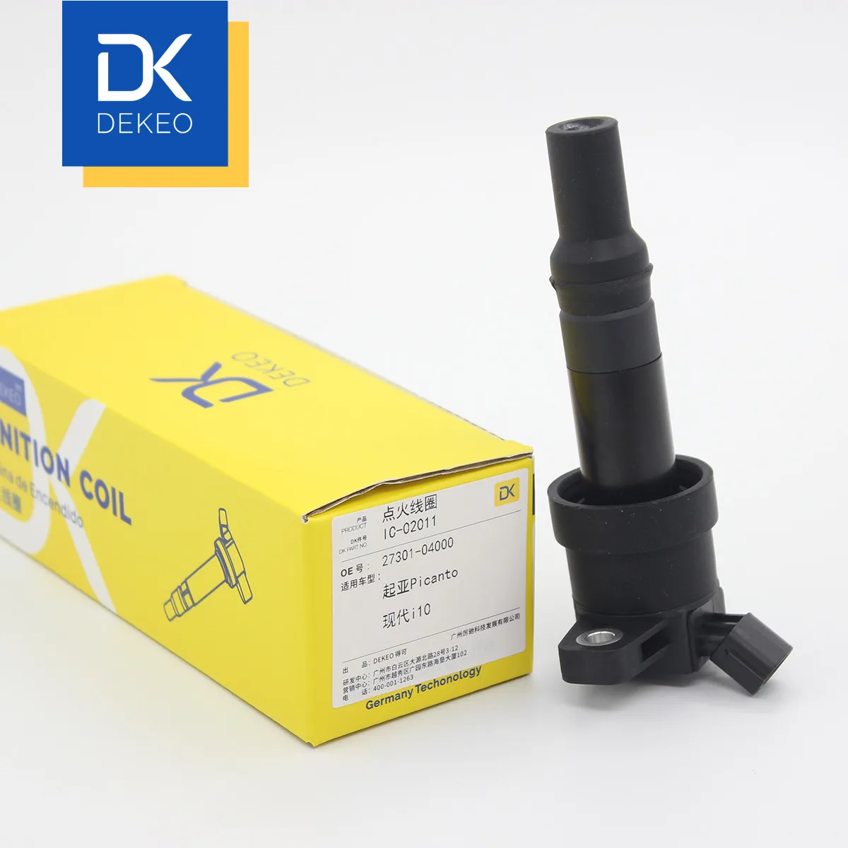 DEKEO катушки зажигания для Kia motor Optima (MS) 2.7L G6BA Новая Hyundai Santafe (CM) G6EA 27301-3E100 |
