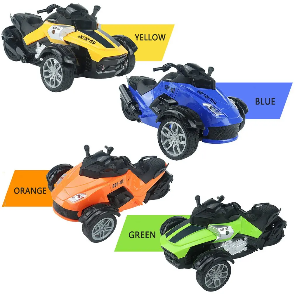 

1/14 4CH Infrared Remote Control RC Car High-speed Racing 3 Wheeled ATV Ready-to-Run Motorcycle Tricycle Off-Road Vehicle Toy