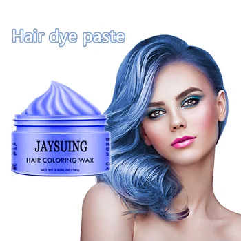 

100g Natural Unisex DIY Hair Color Mud Cream Temporary Hair Clay Wax Dye Paint Solid Color Mud Cream Fashion Hair Salon Use