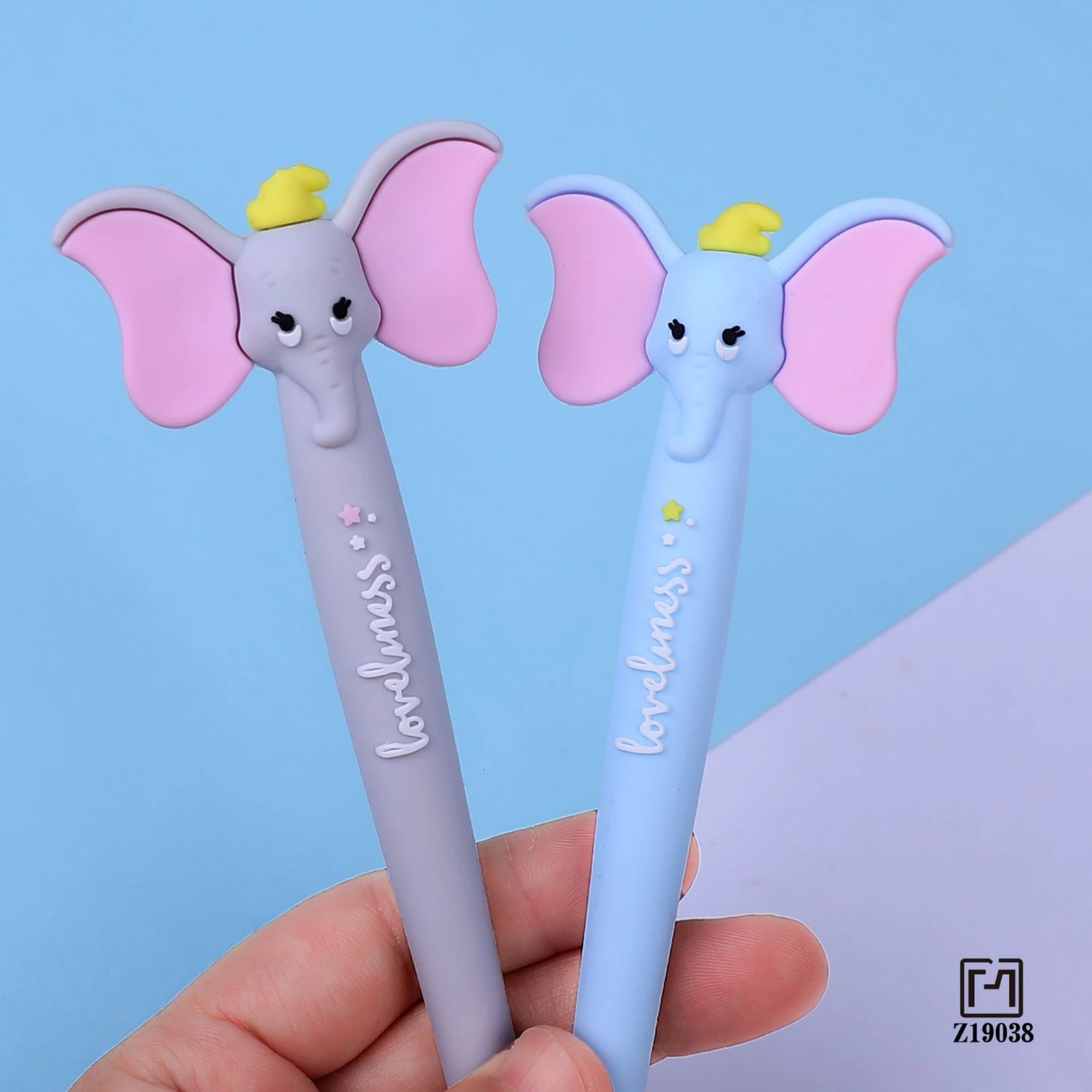 

1 Pcs Lytwtw's Cute Kawaii Cartoon Creative Ear Flying Elephant Office School Gel Pen sweet pretty funny Stationery lovely