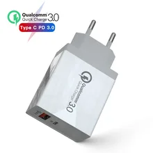 PD 3,0 Быстрая зарядка 3,0 USB зарядное устройство type C быстрое зарядное устройство для Apple airpower iPhone 11 Xiaomi QC3.0 samsung iPad PD быстрое зарядное устройство