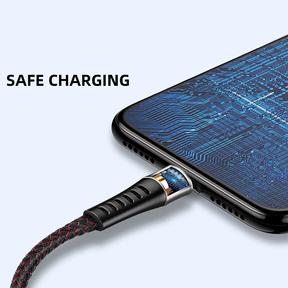 Кабель FDBRO из цинкового сплава 3A Max 1,3 м 3 в 1 USB кабель для iPhone Micro type C usb кабель для зарядки huawei для Xiaomi для samsung