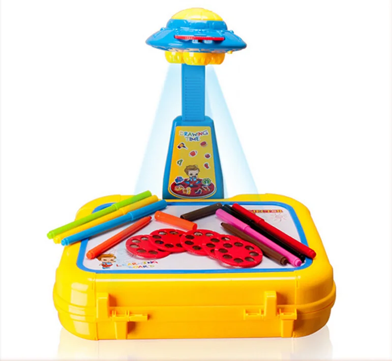 [Funny] 36 kinds of images slides Projector Drawing board toy Artist Studio Draw Like A Pro child student painter learn toy gift
