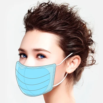 

Pack of 50 Face Mask Replacement Pad Waterproof Masks Filter Cushion Insert Mat Mouth Mask Mat