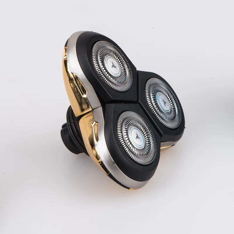3 лезвия/5 Лезвия для электробритва сменные головки для jinding Razor JD-603 RQ-8508c RQ1150 RQ1151 Man Tripe blade - Цвет: Gold 3 blades