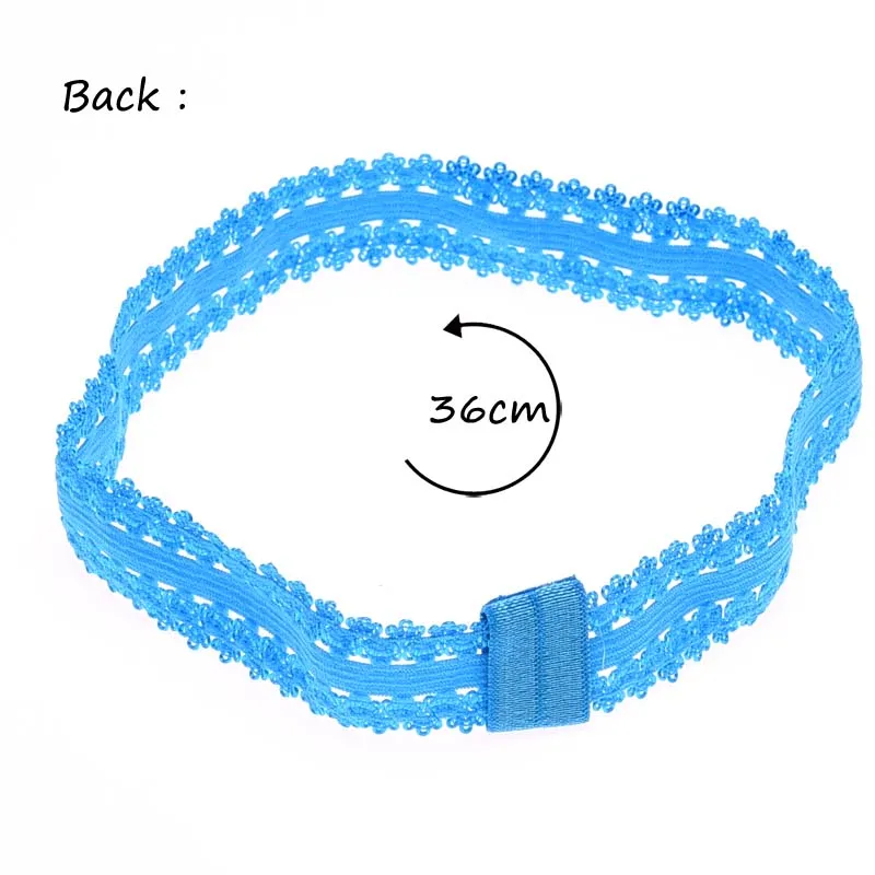 Lace headbands Hair elastic Band headband hair accessories headband hair band Hair Ribbon Fashion Head wrap nylon hair tie pearl hair accessories 20pcs