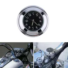 

Hot Sales Waterproof Motorcycle Motorbike Handlebar Mount Round Dial Clock Accessory