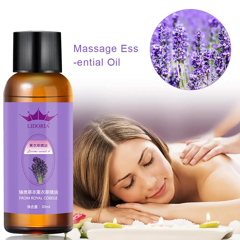 

30ml Pure Plant Essential Oils Aromatherapy Lavender Essence Oil Organic Body Relieve Stress Oil Skin Care Help Sleep