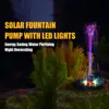 New LED Solar Fountain 2.4W Garden Water Fountain Pump Floating Solar Powered Water Fountain for Pond Pool Birdbath Garden Decor ► Photo 3/6