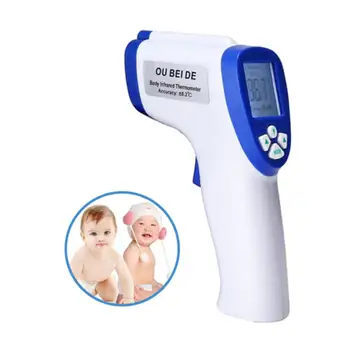 

Baby Adult Non-Contact Temperature Check Infrared Thermometer Gun Body Fever Measurement Anti-pollution LED Thermomete