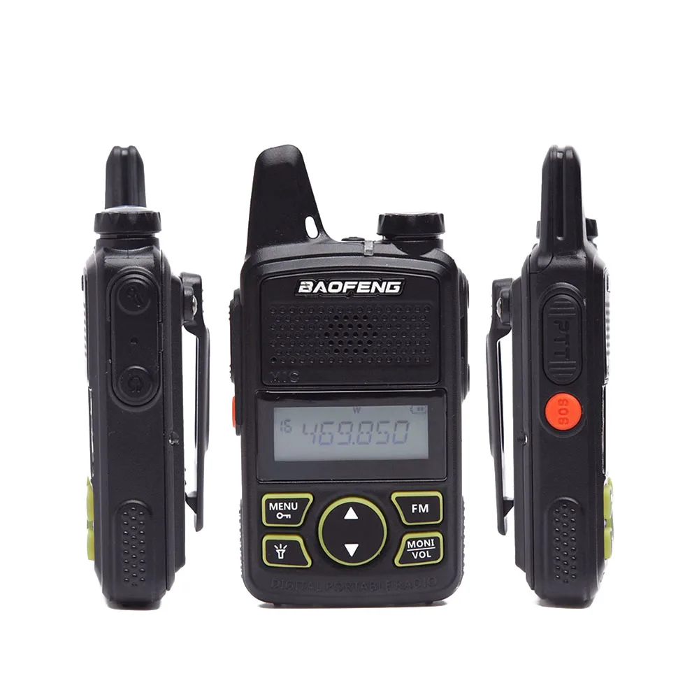 10 шт. BAOFENG BF-T1 Мини Портативная рация UHF 400-470MHz портативная гостиничная радио Comunicador Ham HF трансивер
