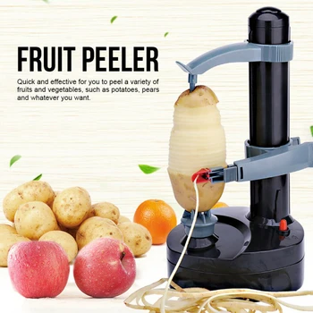 

1pcs Electric Peeler for Vegetable Fruit Peeler Kitchen Tool with Automatic Stainless Steel Potato Peeling Machine