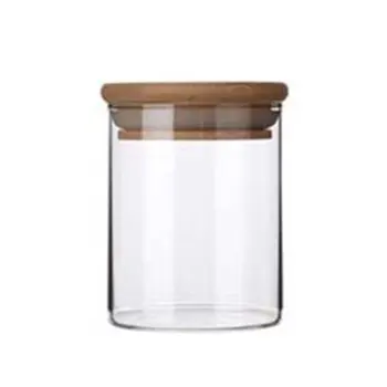 

High Borosilicate Glass Airtight Jars Straight Tea Cans Dried Fruit Snacks Storage Bottles Candy Storage Jars