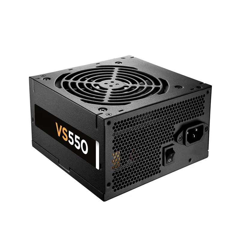 Новый блок питания для Corsair 80plus стабильность игры в ЕС бесшумный немодульный 550 Вт